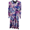 Tiffany Purple Abstract Dress by Pinto