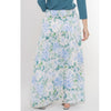 Blue Floral Maxi Skirt by Ivee