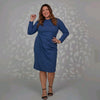 Tamara Plus Dress Blue