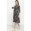 Penny Dress Ditzy Navy Floral