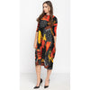 Georgiana Dress -Orange/Yellow Print
