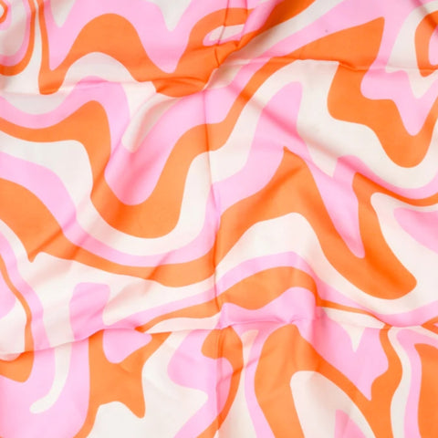 Pink & Orange Swirl Headscarf by Nicsessories