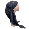2-1 Multi Lurex Striped Pretied Tichel by SG