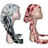 Pretied Wrinkle Tye Dye Tichels by SG