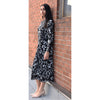 Black & White Floral Ragalan 2 Piece Set by Pinto