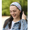 Pastel Roses Silky Pleated Headband by Nicsessories