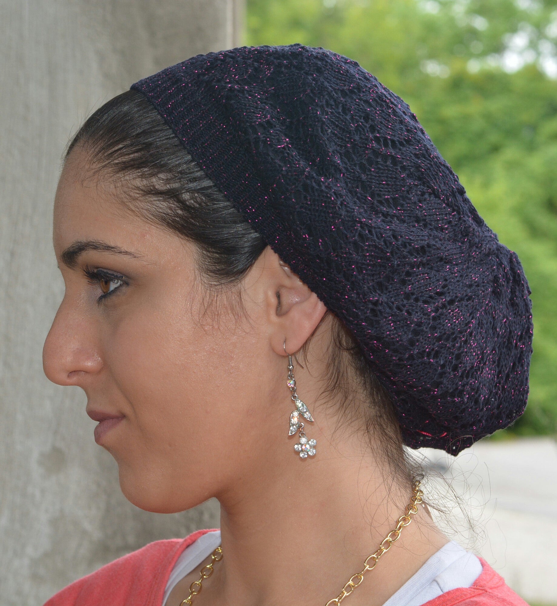 Lightweight Metallic Beret - The Mimi Boutique